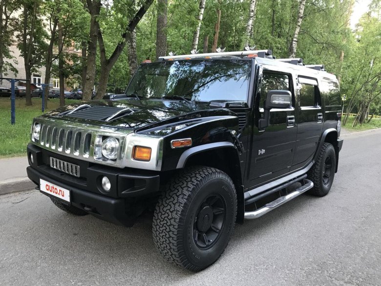 Хаммер h2 черный