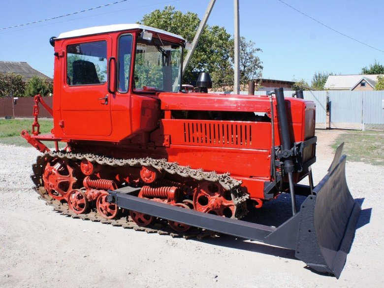 Трактор гусеничный дт 75