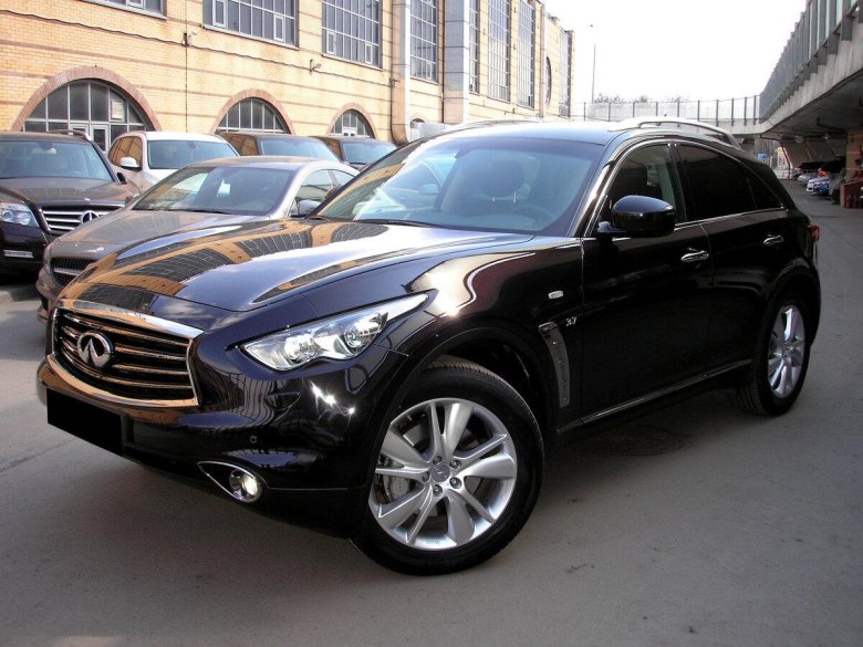 Infiniti qx70 черный