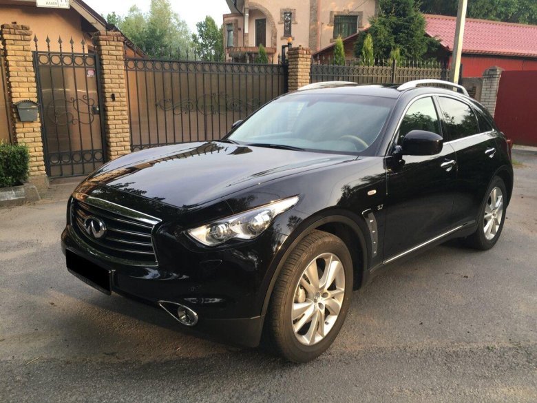 Infiniti qx70 2014 черный