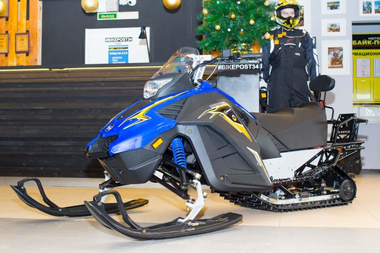 Стелс Капитан 150 снегоход