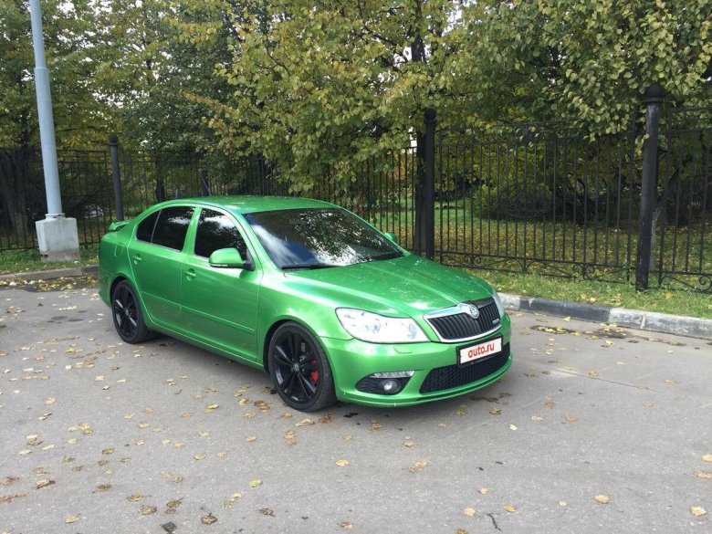 Skoda octavia rs ii рестайлинг