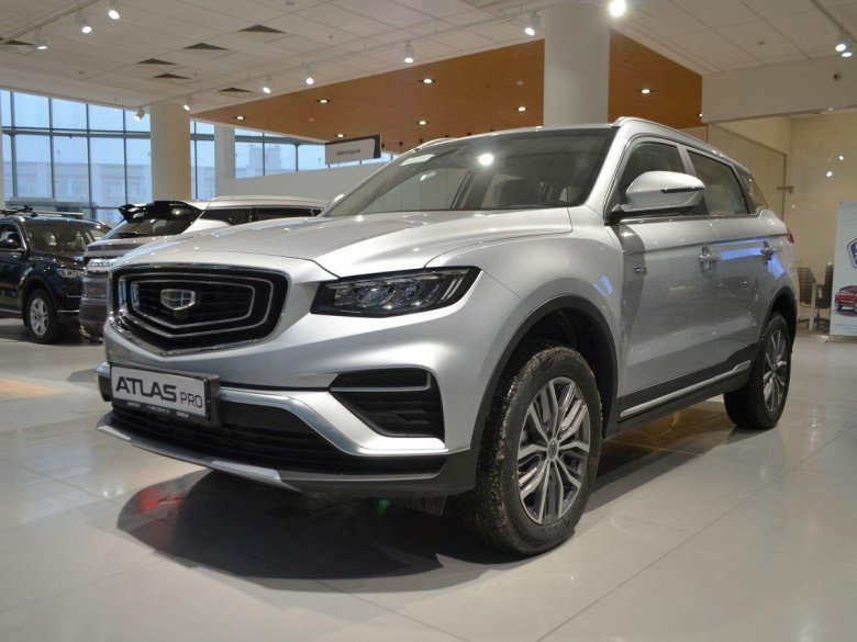 Geely Atlas Pro 2023 белая