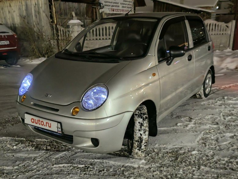 Дэу Матиз 2013 серый