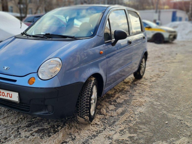 Daewoo Matiz голубой