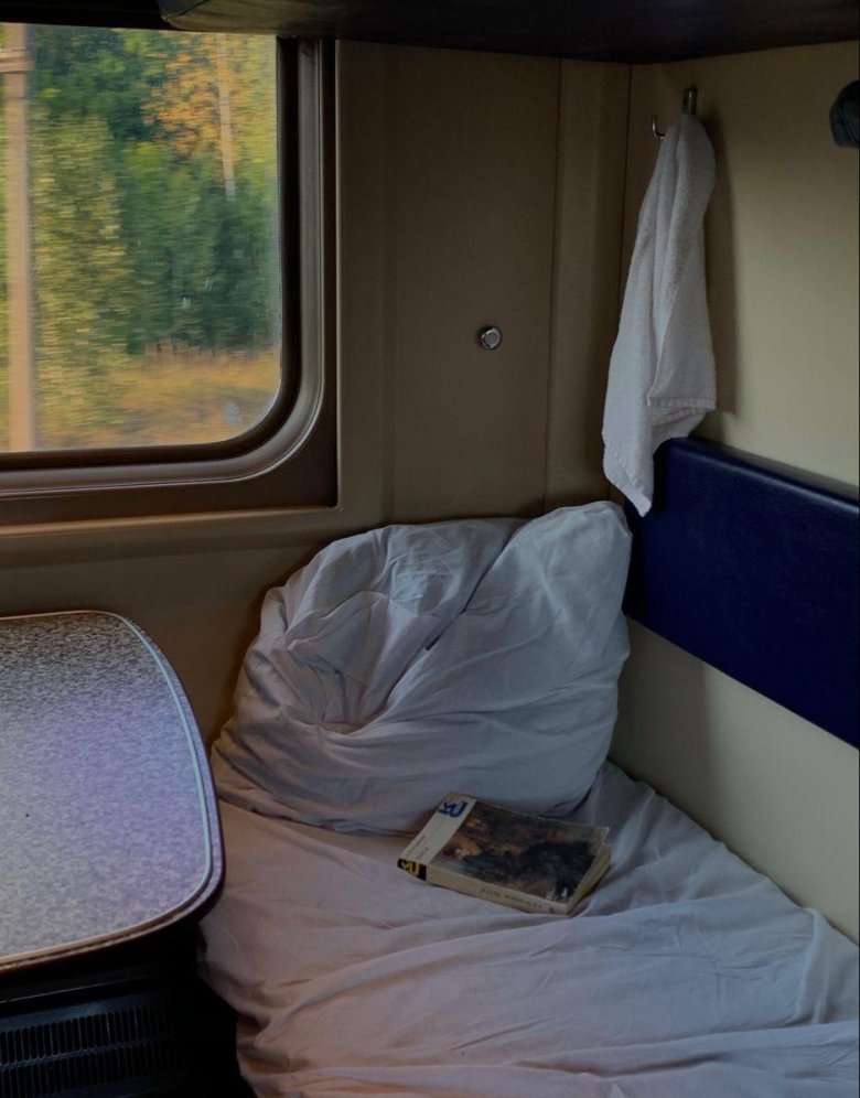 Купе в поезде Эстетика