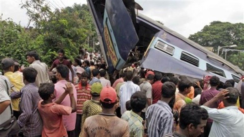 Переполненные поезда в Индии