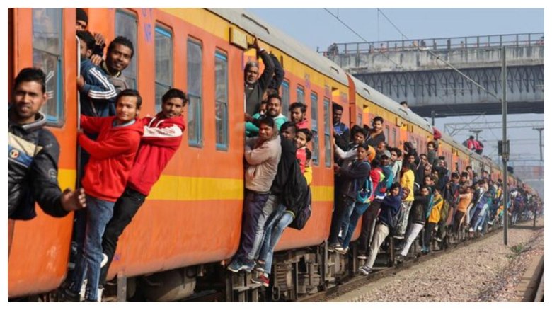 Поезд в Индии