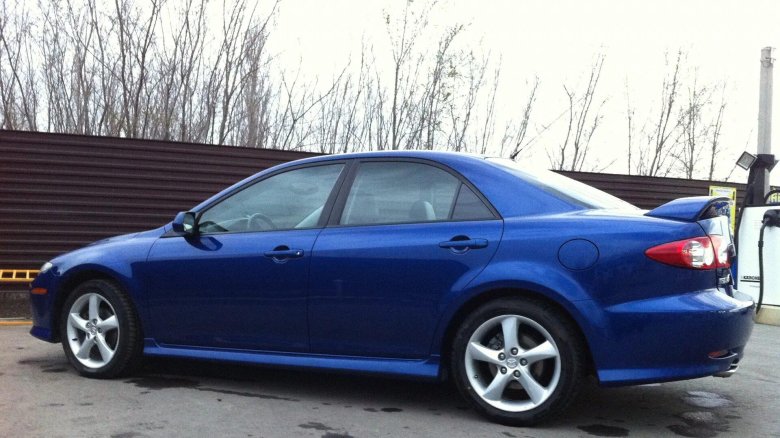 Мазда 6 2004 голубая