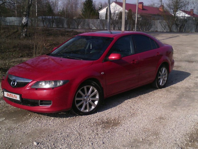 Мазда 6 gg красная