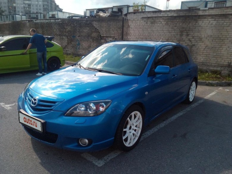 Мазда 3 2006 синяя