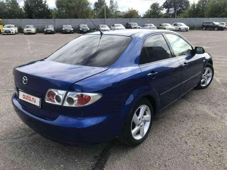 Мазда 6 gg синяя