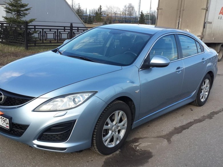 Мазда 6 GH голубая