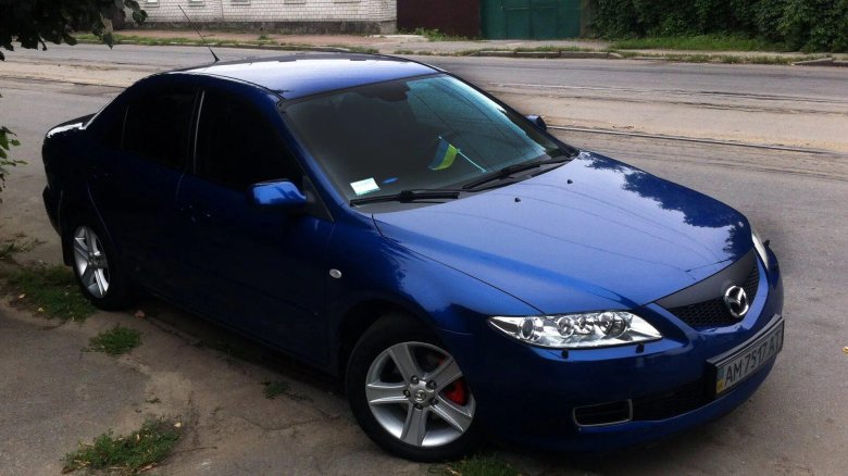 Mazda 6 gg синяя