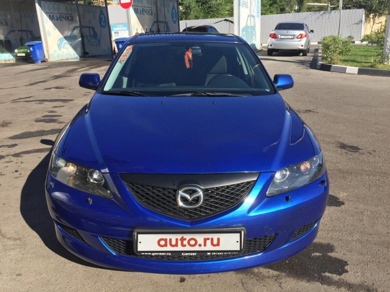 Мазда 6 gg синяя