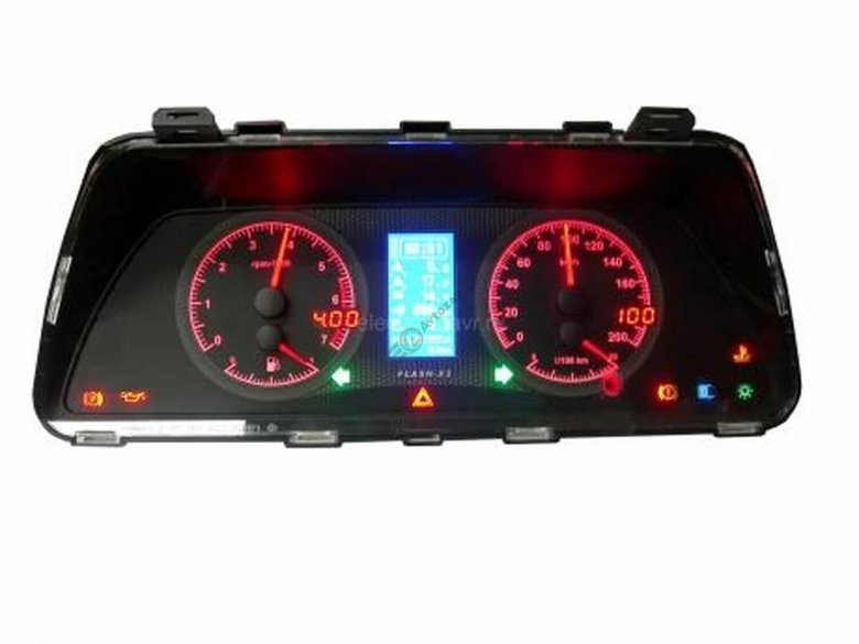 Приборка Flash x3 на ВАЗ 2114