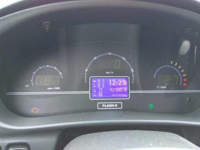 Flash 2 приборная панель Приора