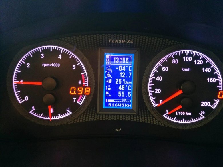 Приборка на 2110 Flash x4