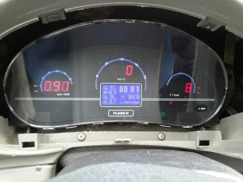 Электронная приборная панель Лада Калина 1