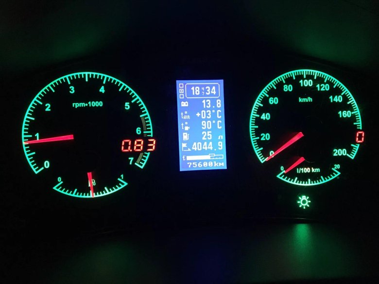 Приборка Flash x4 Приора