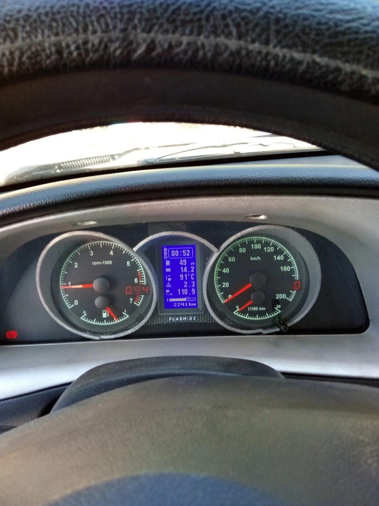 Панель приборов Flash x3