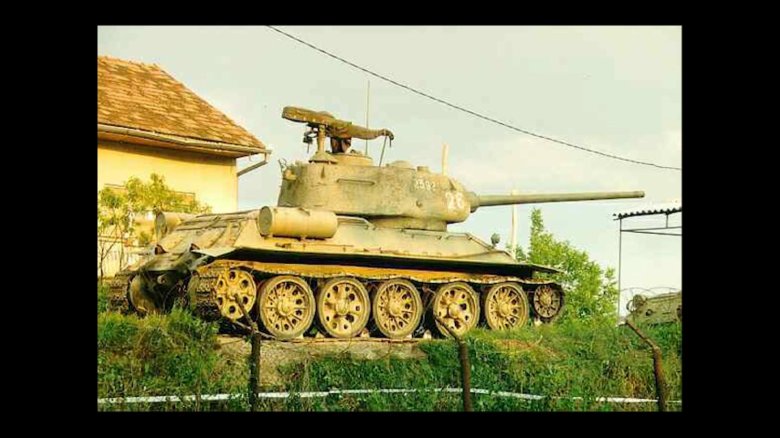 Т 34 85 В Югославии