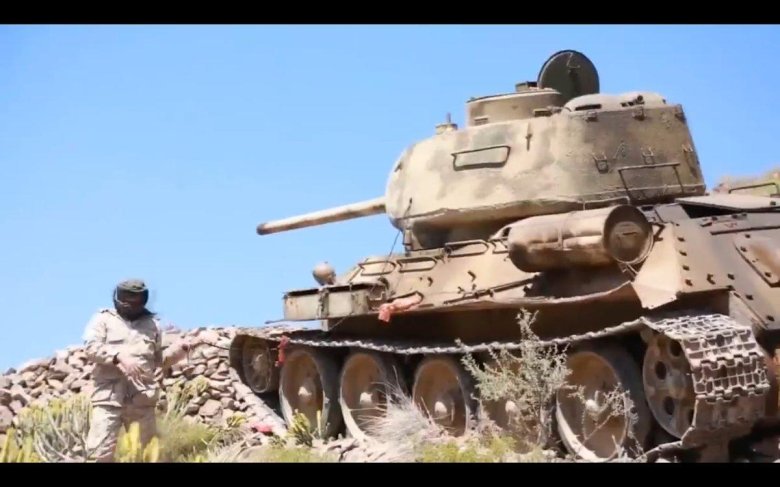 Т-34 В Йемене