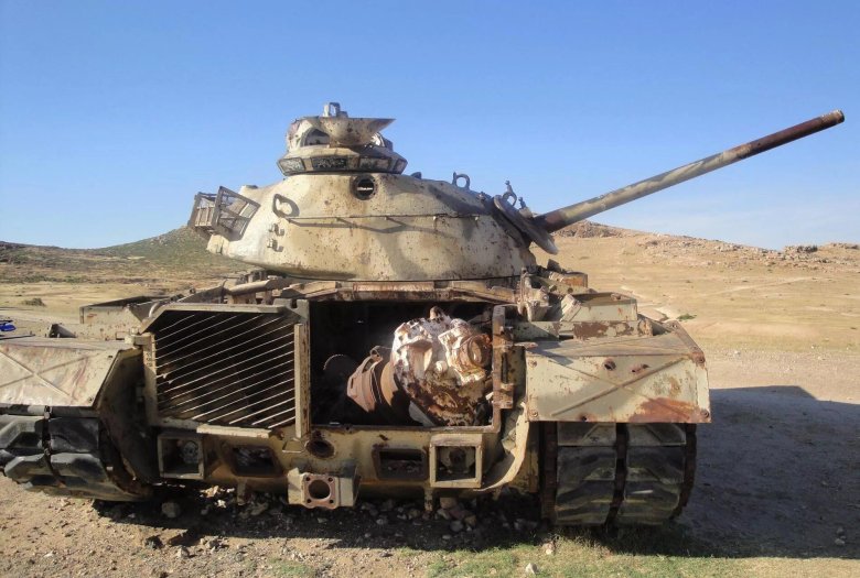 М48 Паттон подбитый