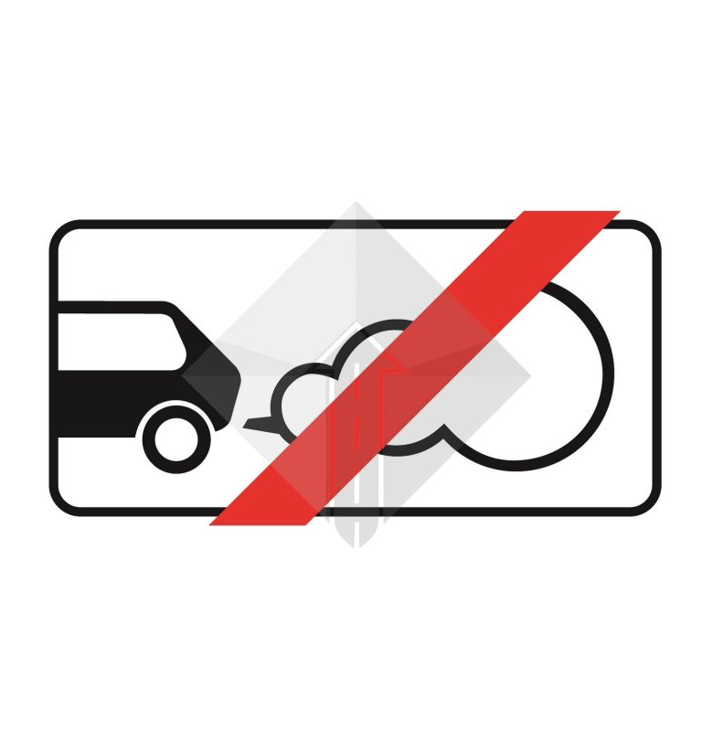 Дорожный знак 8.7 стоянка с неработающим двигателем