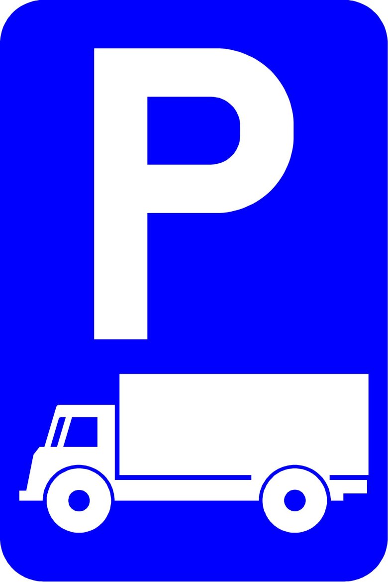 Знак парковки PNG