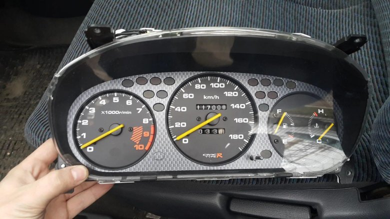 Honda Civic ek9 приборная панель