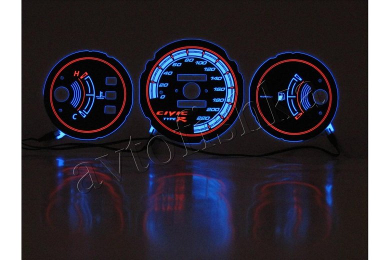 Шкалы приборов Honda Civic EG