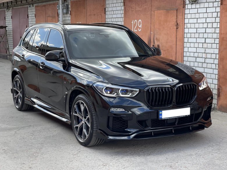BMW x5 g05 накладки черный глянец