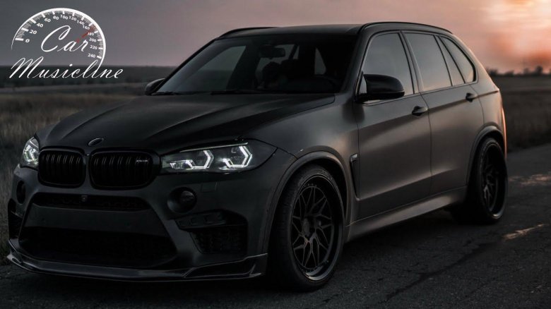 BMW x5m черный