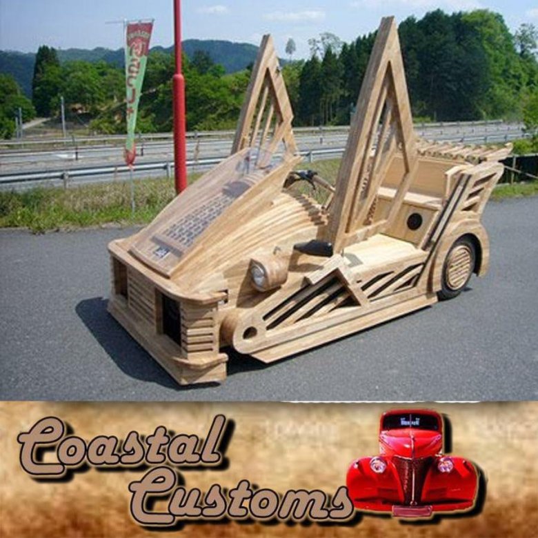 Деревянный автомобиль