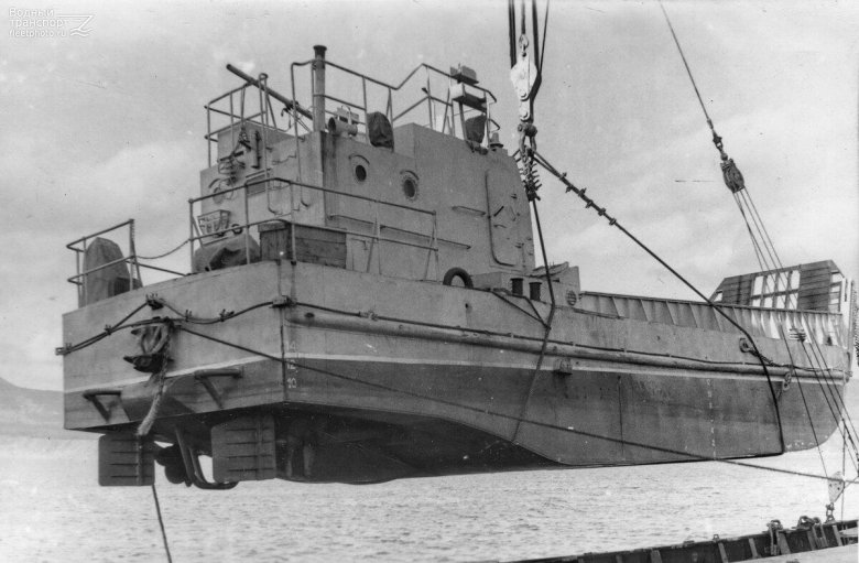 Самоходная десантная баржа т 4