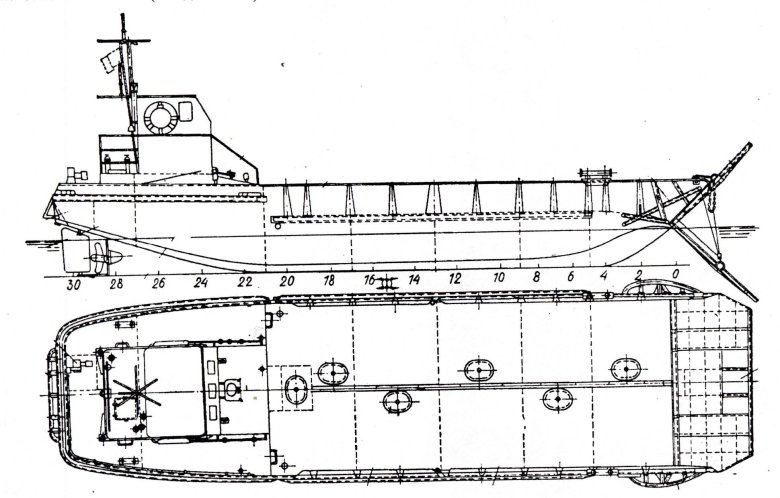Самоходная баржа 1733