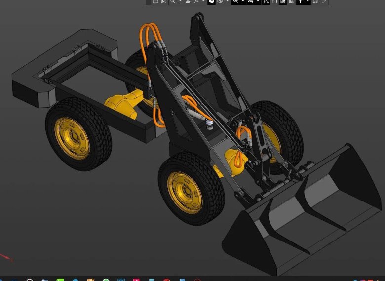 Чертежи минипогрузчика переломки своими руками