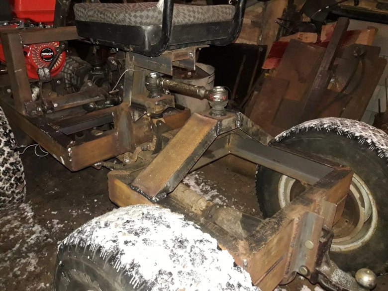 Мини трактор переломка 4 4