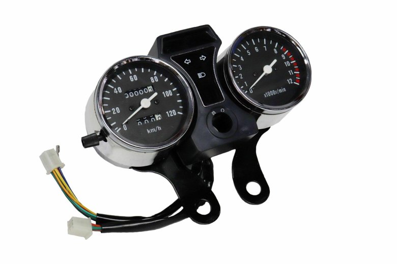 Щиток приборов Delta, Zodiak, ов-70 круглый, с тахометром электронным