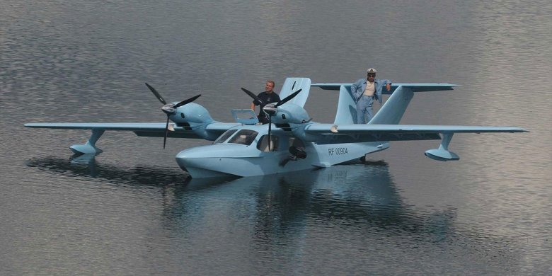 Самолет-амфибия л-42 "Чайка"