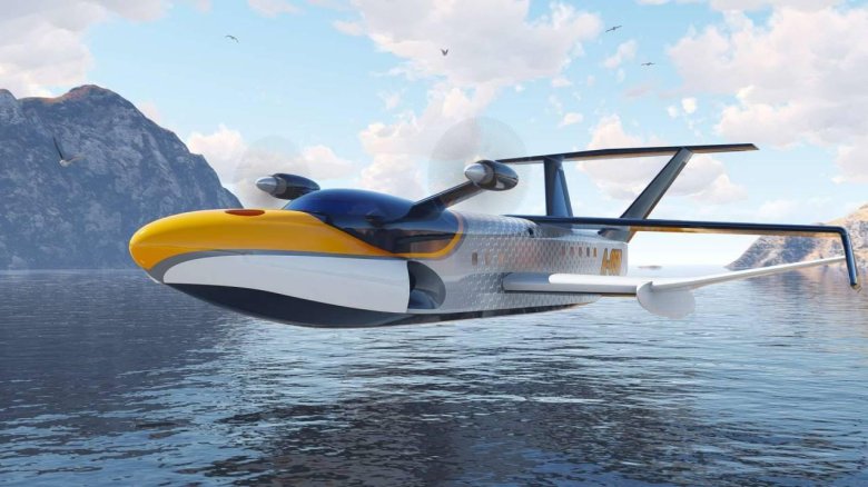 Экраноплан а 050 Чайка 2