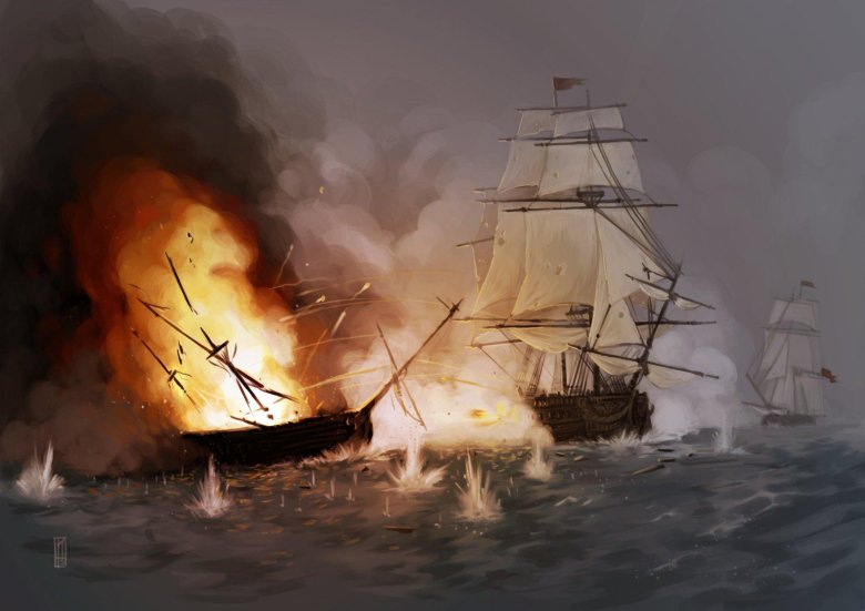 Брандер корабль 17 века