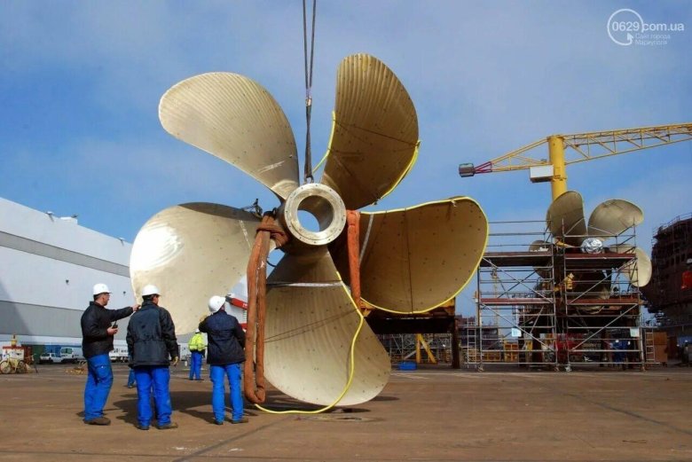 Гребной винт Emma Maersk