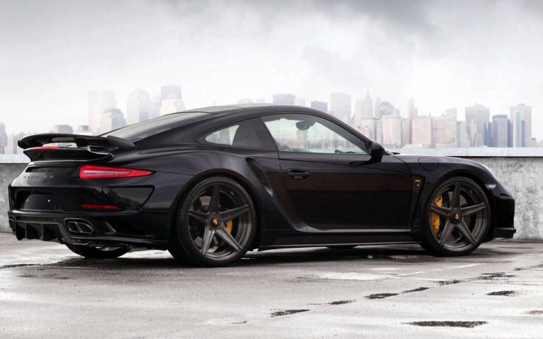Porsche 911 Turbo s Stinger черный
