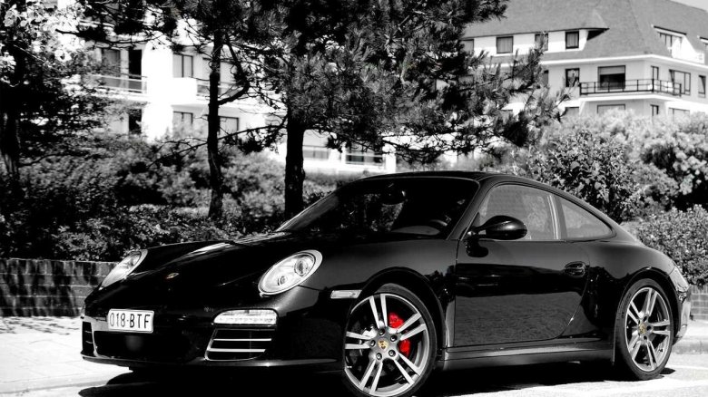 Порше 911 черный