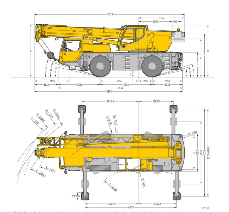 Кран Liebherr LTM 1030