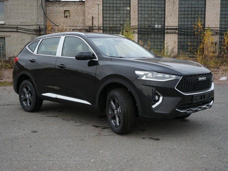 Haval f7x 2022 черный антихром