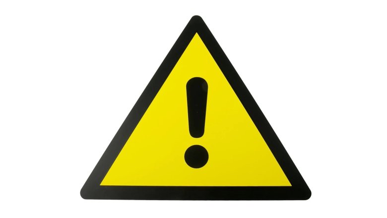 Желтый восклицательный знак