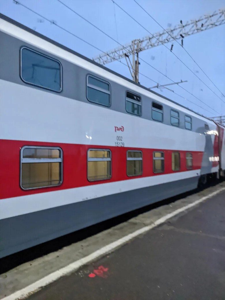 Двухэтажный поезд санкт петербург